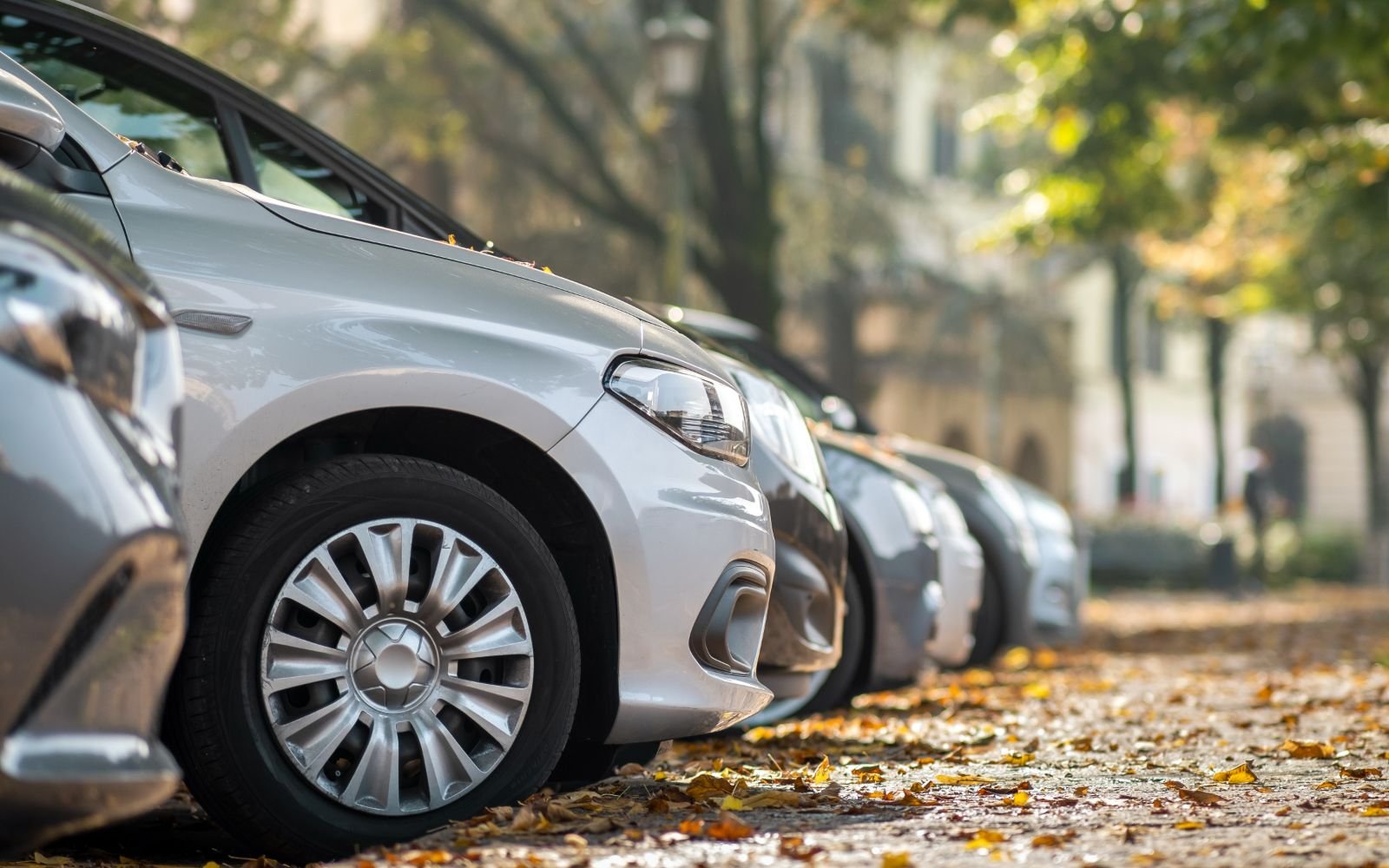 Personenauto's op straat